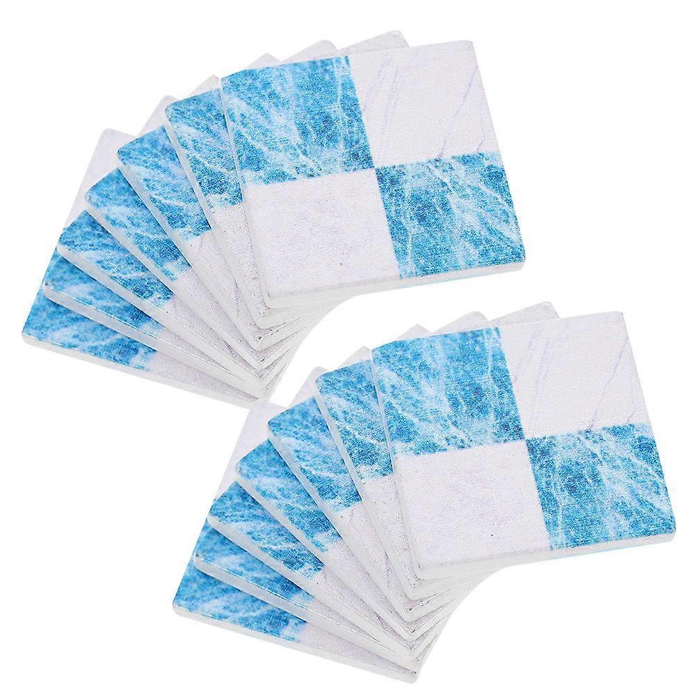 27pcs Miniature Flooring Tiny Floor Sheets Mini Floor Mode for Tiny House Decor