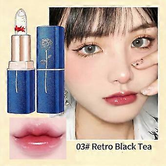 Color-Changing Lipstick Moisturizing Long-Lasting Clear Jelly Lip Balm Glossy Thermochromic Lip Moisturizer Repairs Lip Lines Shiny Ph