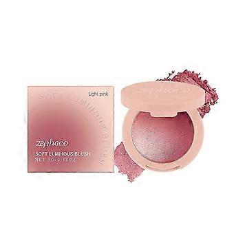 Blush Pérola Luminoso Rosa Claro de Longa Duração, Fácil Aplicação, Brilho Rosado Natural