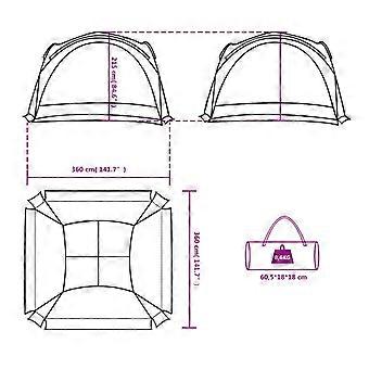vidaXL Partytent waterdicht groen