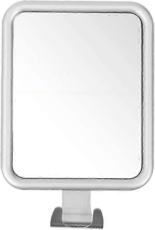Bathroom Suction Cup Anti-fog Mirror with Hook Shavers Rectangle