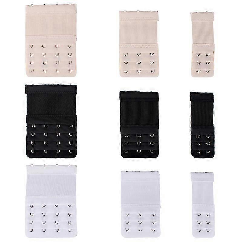 Bra Extender, 9 Pcs Bra Strap Extensions Elastic Extender2 /3 /4 Hook-zy