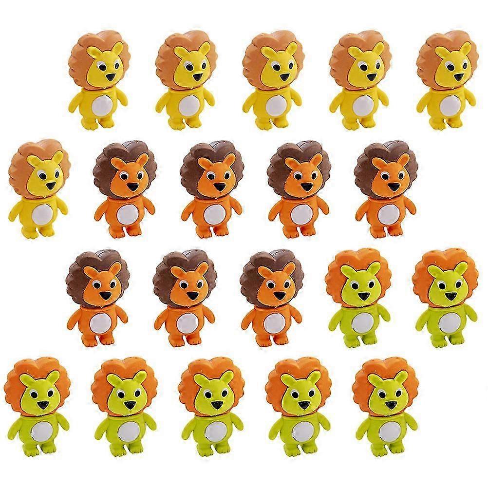 20pcs Multi-function Erasers Delicate Kids Erasers Mini Erasers Student Supply
