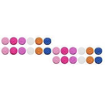 Grafting Eyelash Glue Tray for Eyelash Extensions 60Pcs Assorted Color PVC