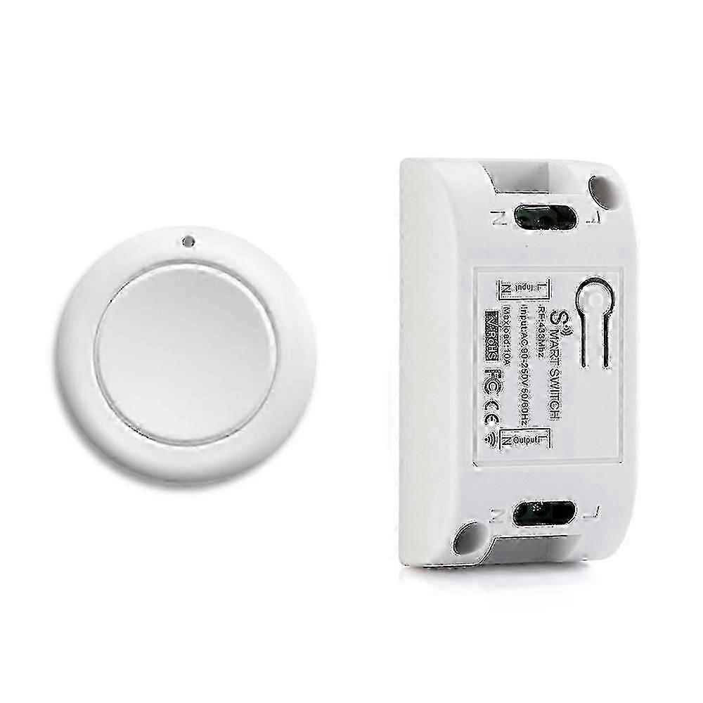 מתג תאורה אלחוטי RF 433 MHz שלט רחוק AC 110V 220V מקלט לחצן תקרה לחדר שינה XCO