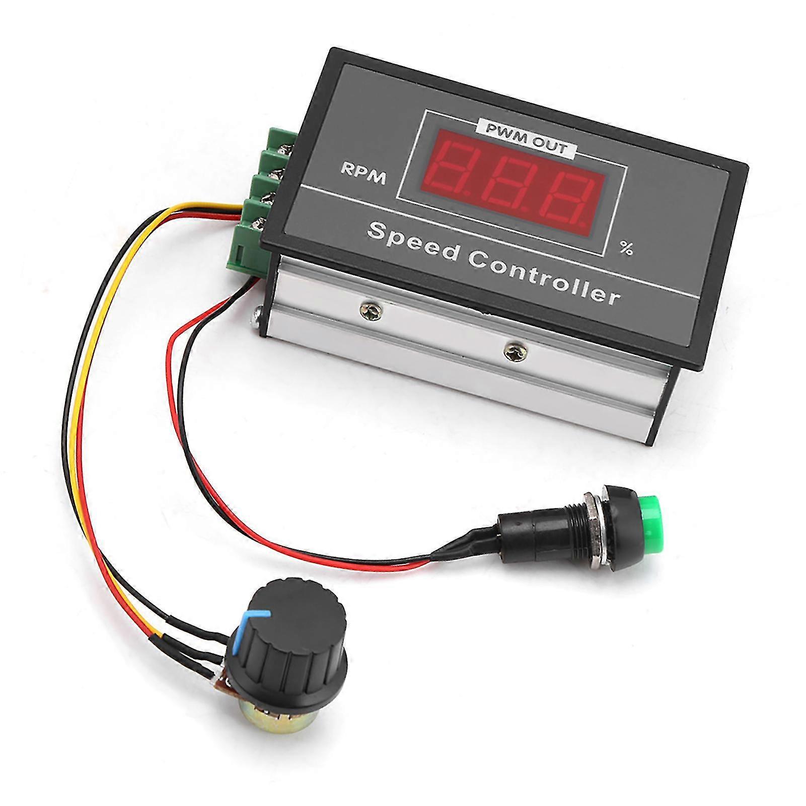 DC Motor Speed Controller Suitable for Multiple Voltages, PWM Speed Regulation