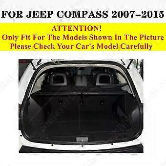 Car Trunk Mat compatible with JEEP Grand Cherokee Renegade Patriot Compass Flat Side Rear Cargo Protect Carpet Liner Cover Tail Boot Pad-Black Beige-C
