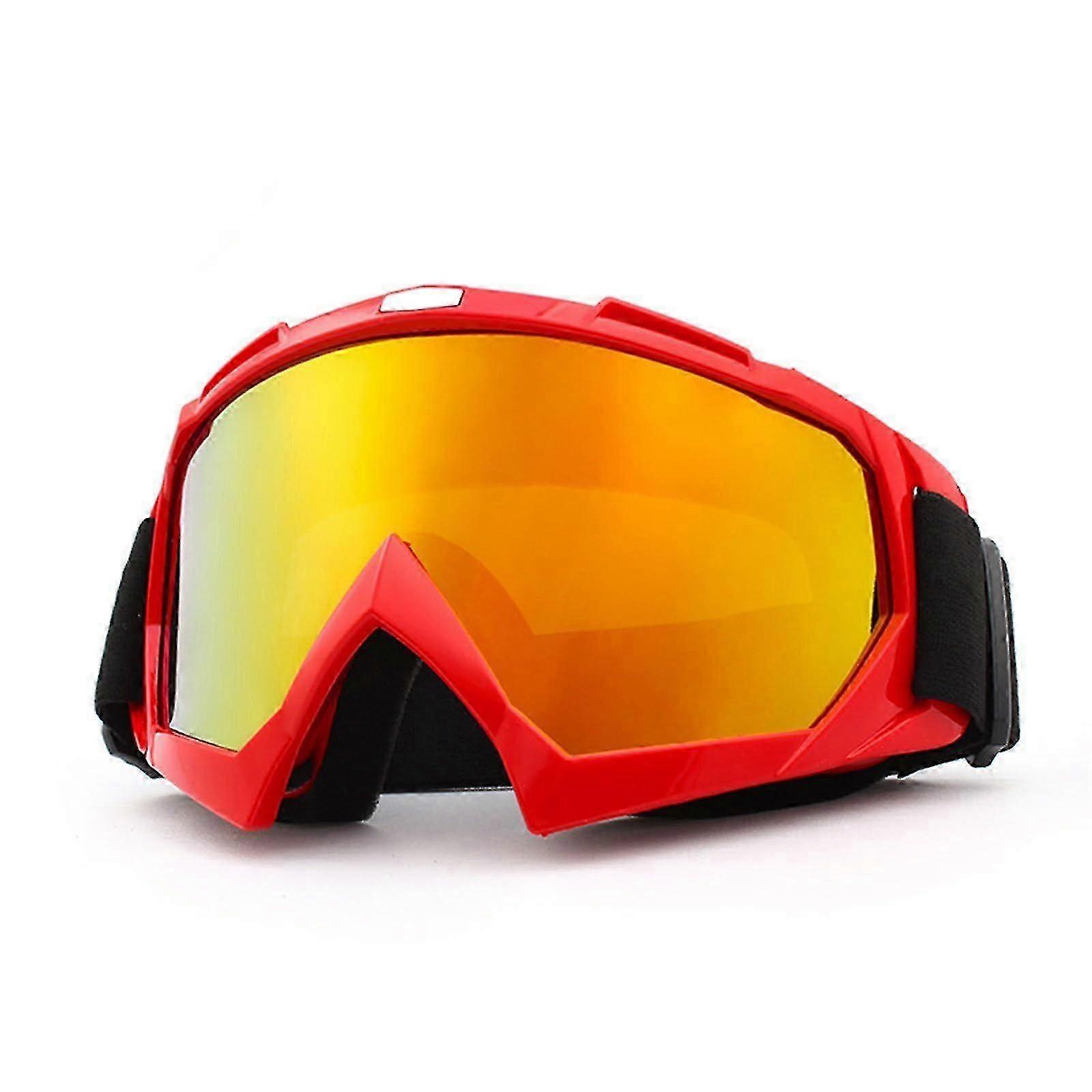 TPU-Framed Wide-View Motorcycle Goggles