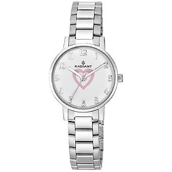 Radiant New Heart & Butterfly Children's Analog Quartz Watch with Stainless Steel Bracelet RA450201