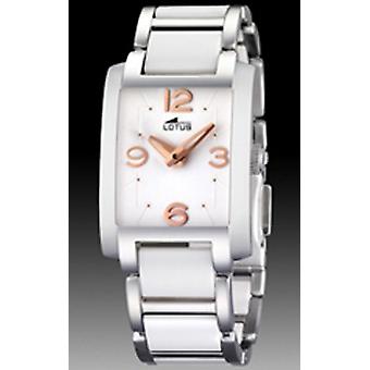 Lotus ceramic Quartz Analog Woman Watch with L15594/2 Ceramic Bracelet
