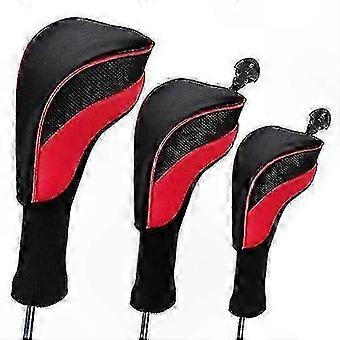 Golf club Head Covers Set for Driver and Fairway Woods 1/3/5 with Long Neck DesignYF