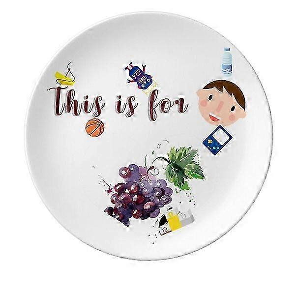 8 Inch Stackable Ceramic Plate