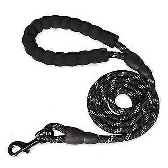 Reflective Dog Leash With Comfortable Padded Handle - Double Heavy Duty Traction Rope For Strong Dogs - Enhance Safety And Contr
