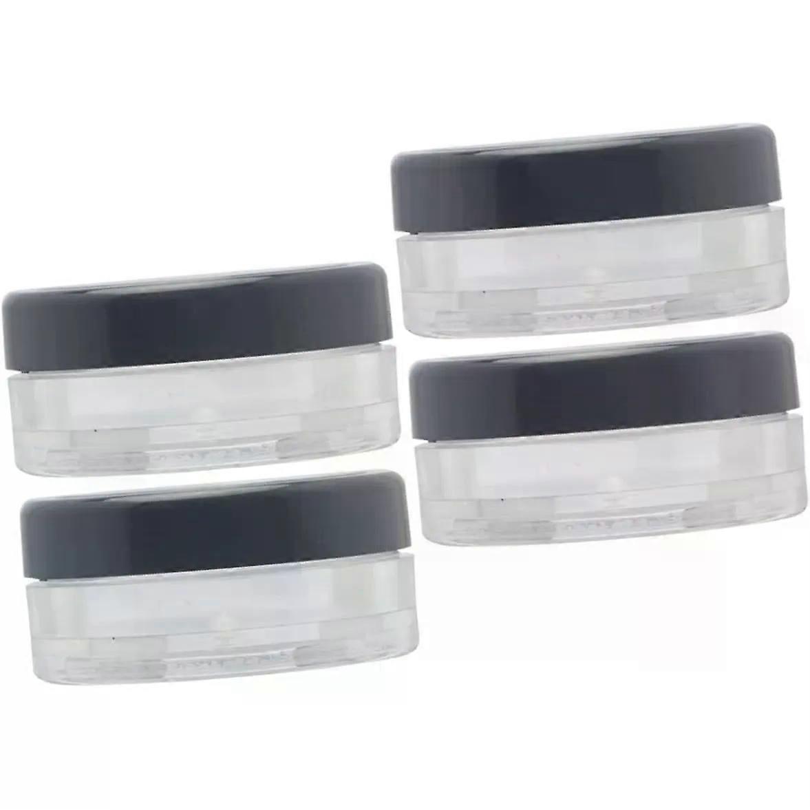 4pcs Empty Loose Powder Boxes 8g Plastic Makeup Containers