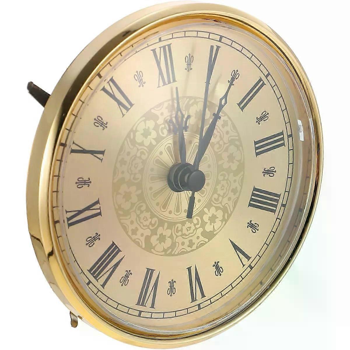 Clock Insert 110mm Alloy Decorative Silent Timekeeping