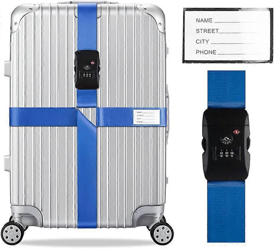 TSA Lock Cross Strap For Suitcases
