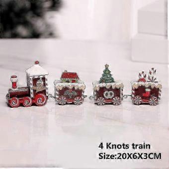 Festive Wooden Train With Music