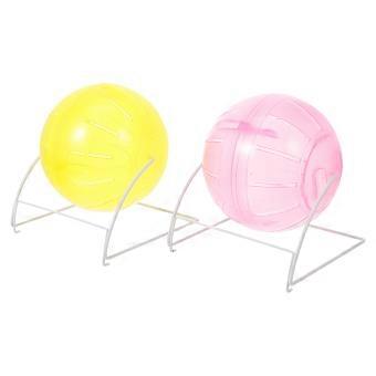 Hamster Workout Balls Plastic Running Wheels for Small Pets 2Pcs