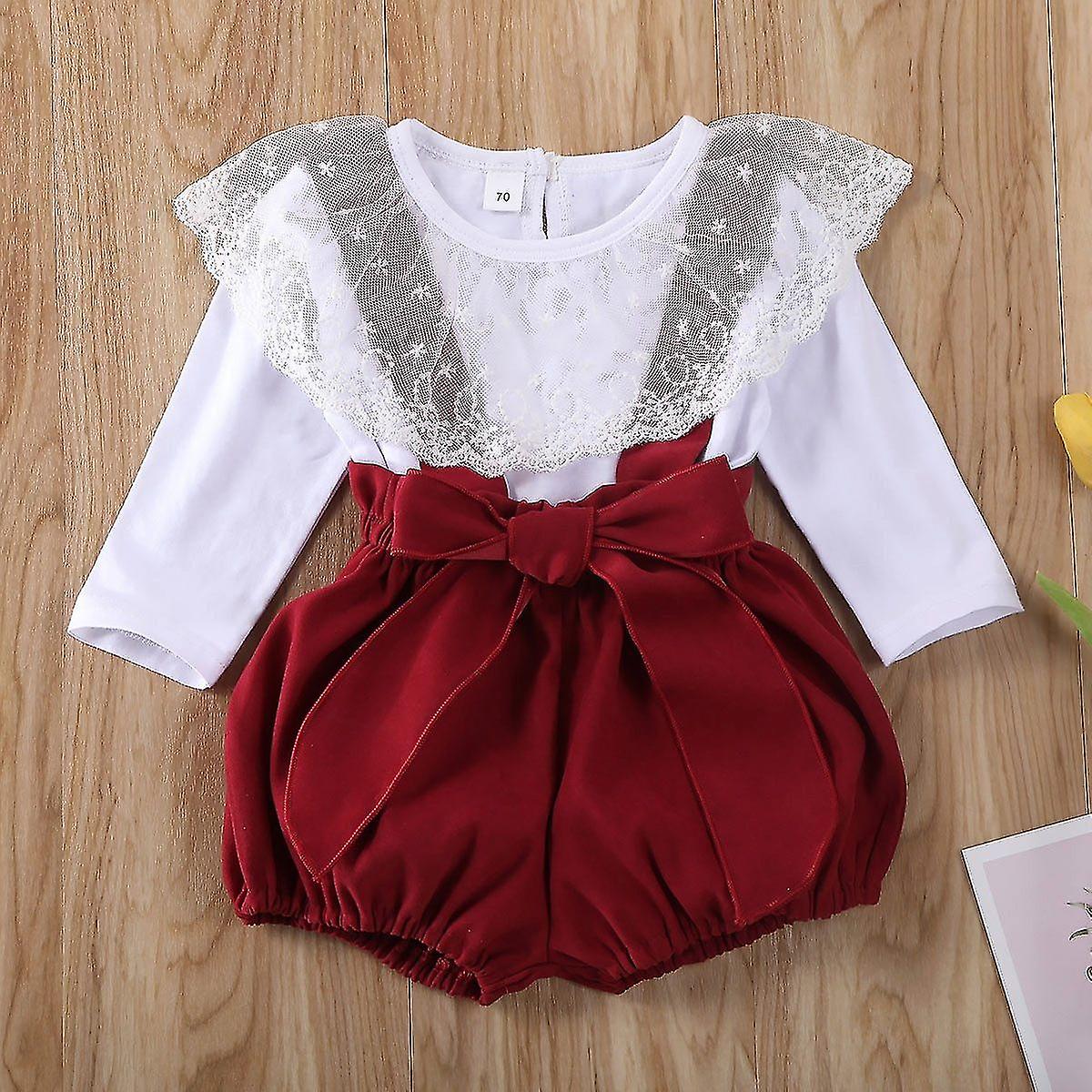 Babykläder, långärmade toppar Remsshorts