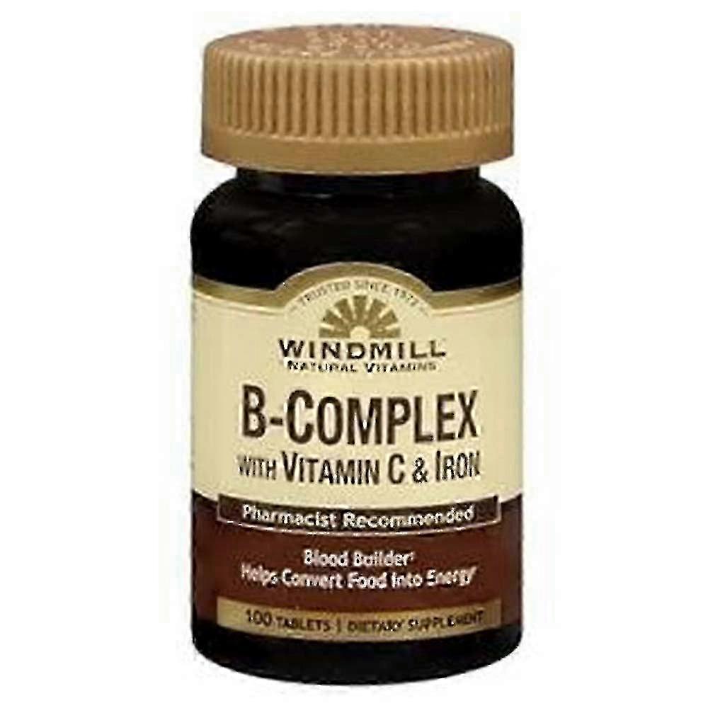 Windmill B-complex With Vitamin C And Iron, Tablets, 100 Ea
