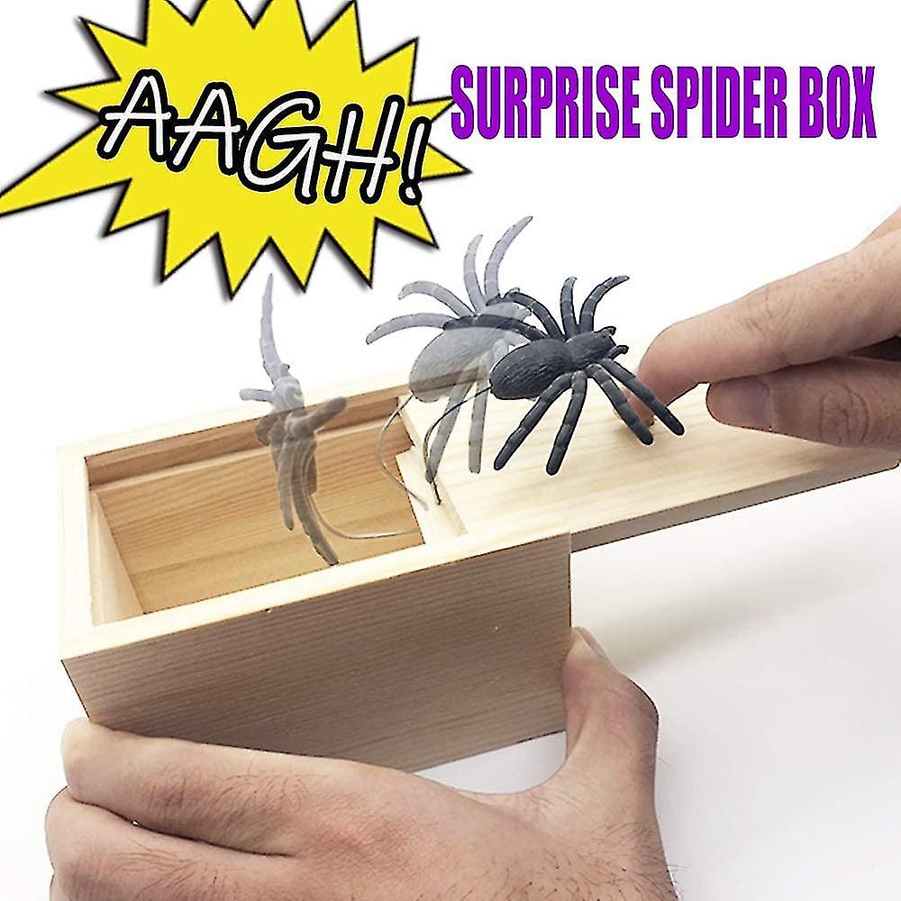 thumbnail image 2 of Mouse & Spider Surprise Prank Box - 2 Pack Practical Joke Gag Gifts, Made In USA 2 of 6