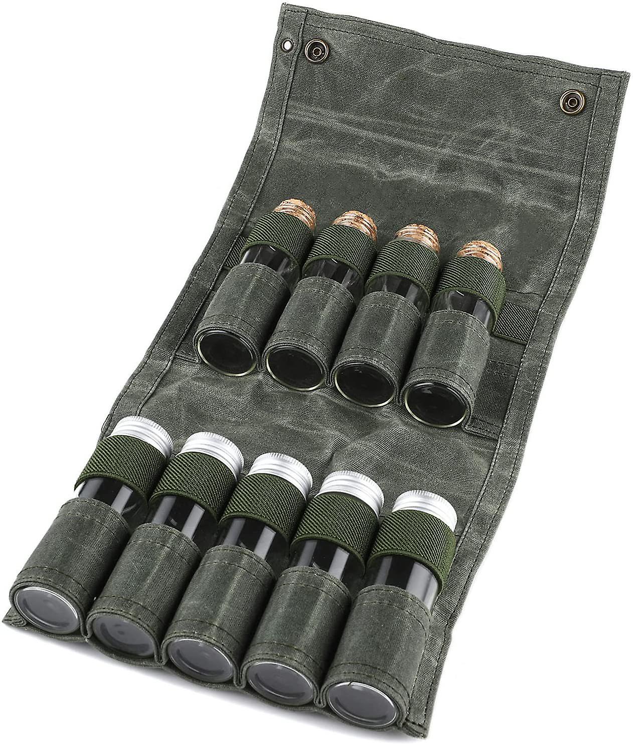 Portable spice bag with spice jar