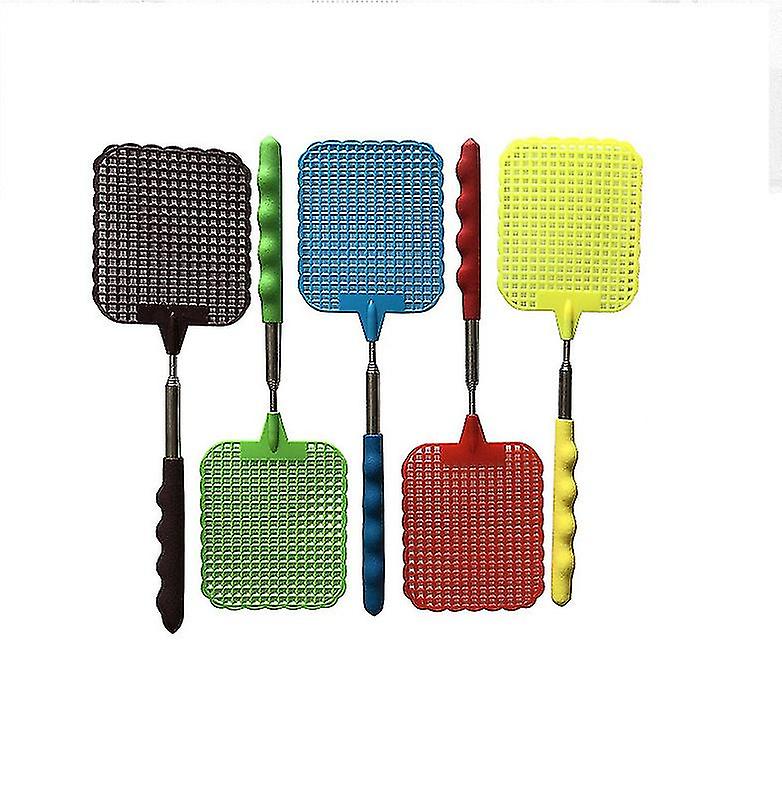 5pcs Extendable Fly Swatter Prevent Mosquito Insect Killer Pest Control Telescopic Racket