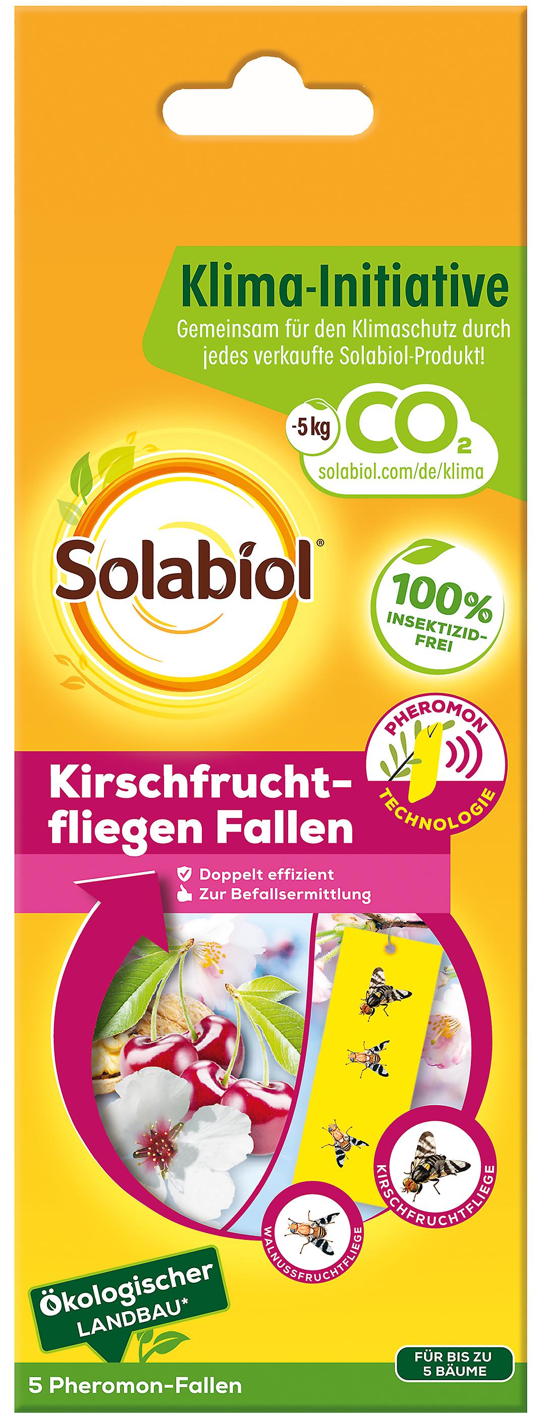 SOLABIOL® Cherry Fruit Fly Traps, 5 pieces