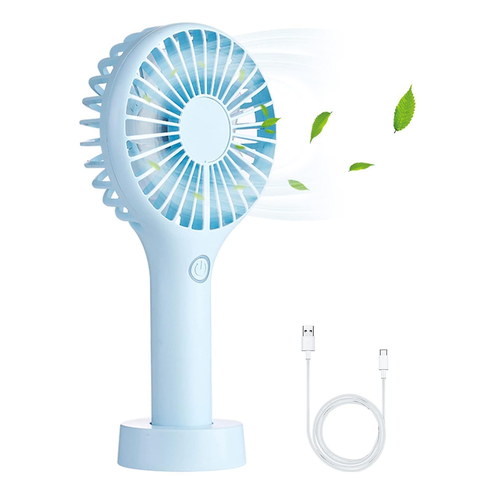 Portable Electric Handheld  Fan (blue)