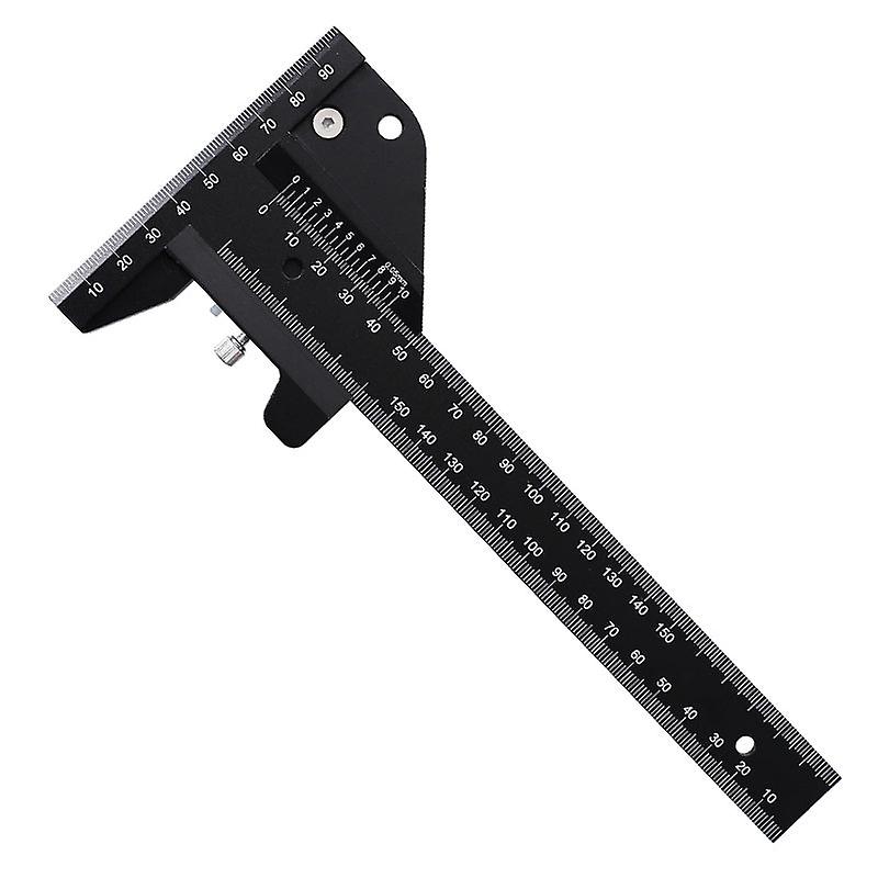 0-150Mm Aluminum Alloy Metric Scriber Gauge - Multi-function Measuring Tool