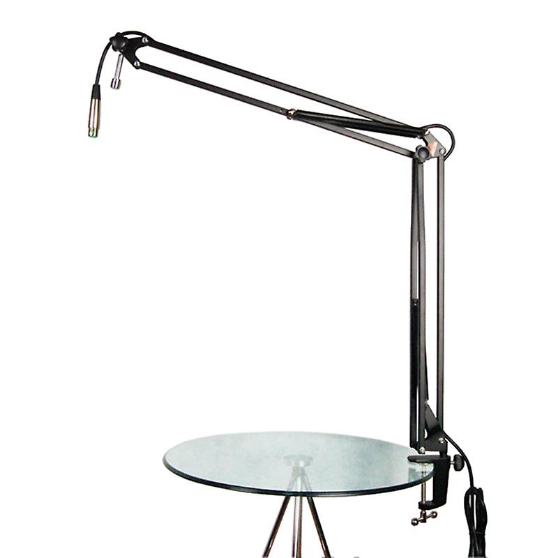 Gottomix Ts-2 Mikrofon-Tischarm-Tischhalterungs-Scherenständer mit Mikrofonkabel und Tischhalterungsklemme, für Broadcast-Studio