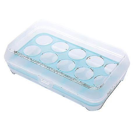 15 Grids Eggs Stora Box Refrirator Food Container Case Portable Picnic Egg Izer Egg Box H