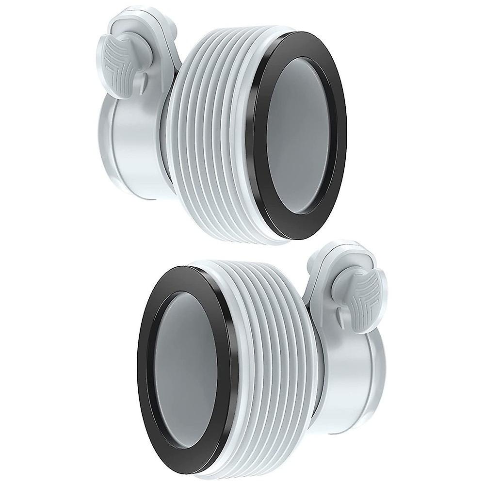 Type B Hose Adapter for Pumps, 2 Pack, Pool Hose Adapter for 1.5 and 1.25 Fittings