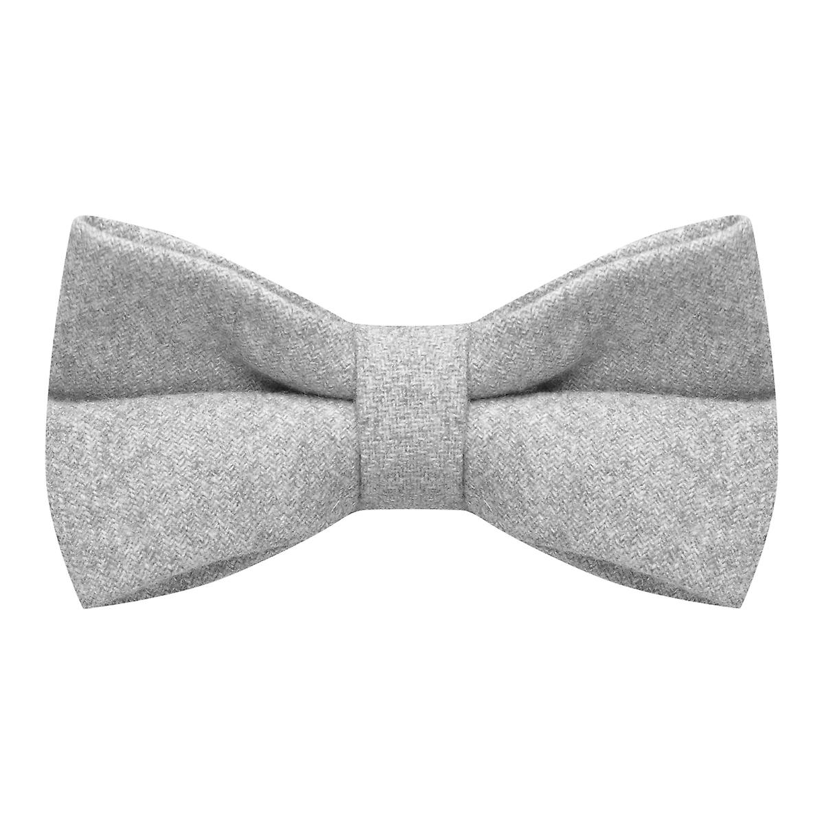Stonewashed Medium Grey Bow Tie
