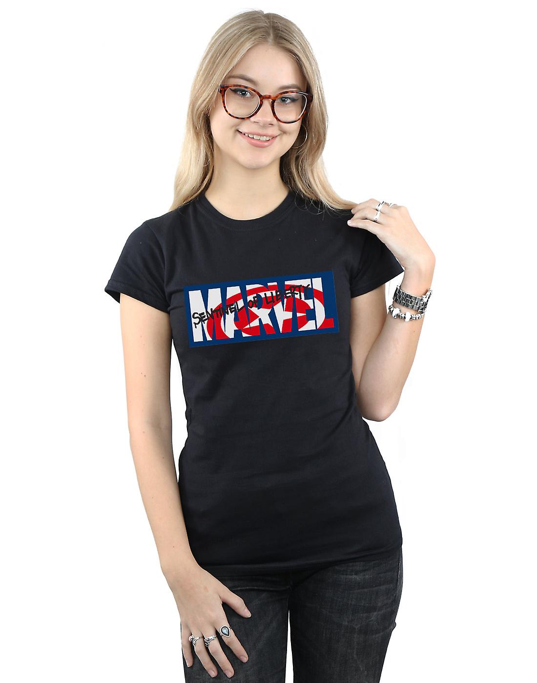 Marvel Comics 女式 Sentinel Of Liberty 标志 T 恤