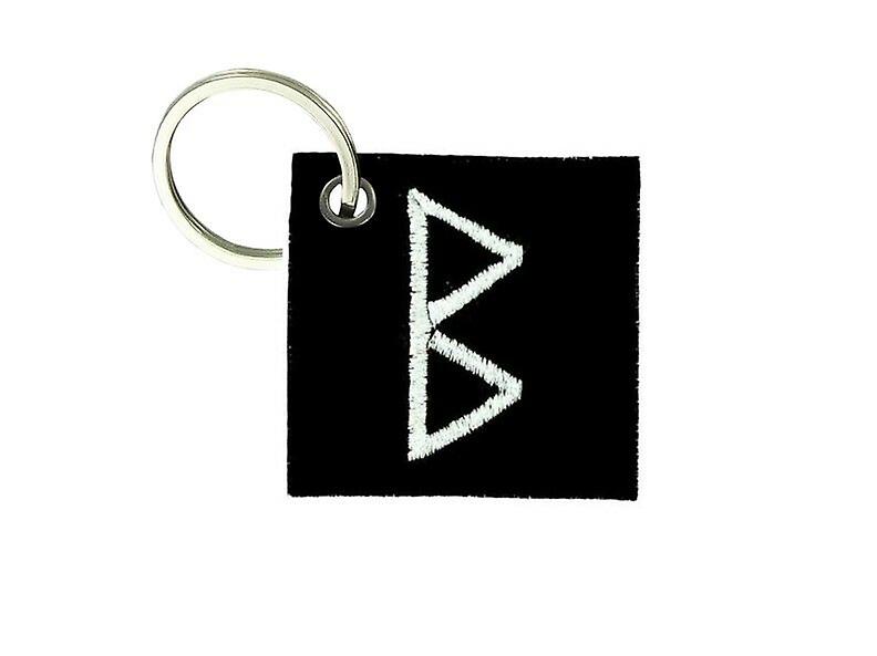 Cle Cles Key Brode Patch Ecusson Flag Vinland Odin Viking Rune Birth
