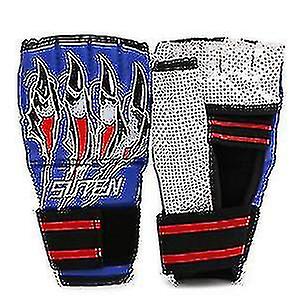 Half-finger Boxing Gloves Sandbag Training MMA Fighting Sparring Combat Gloves