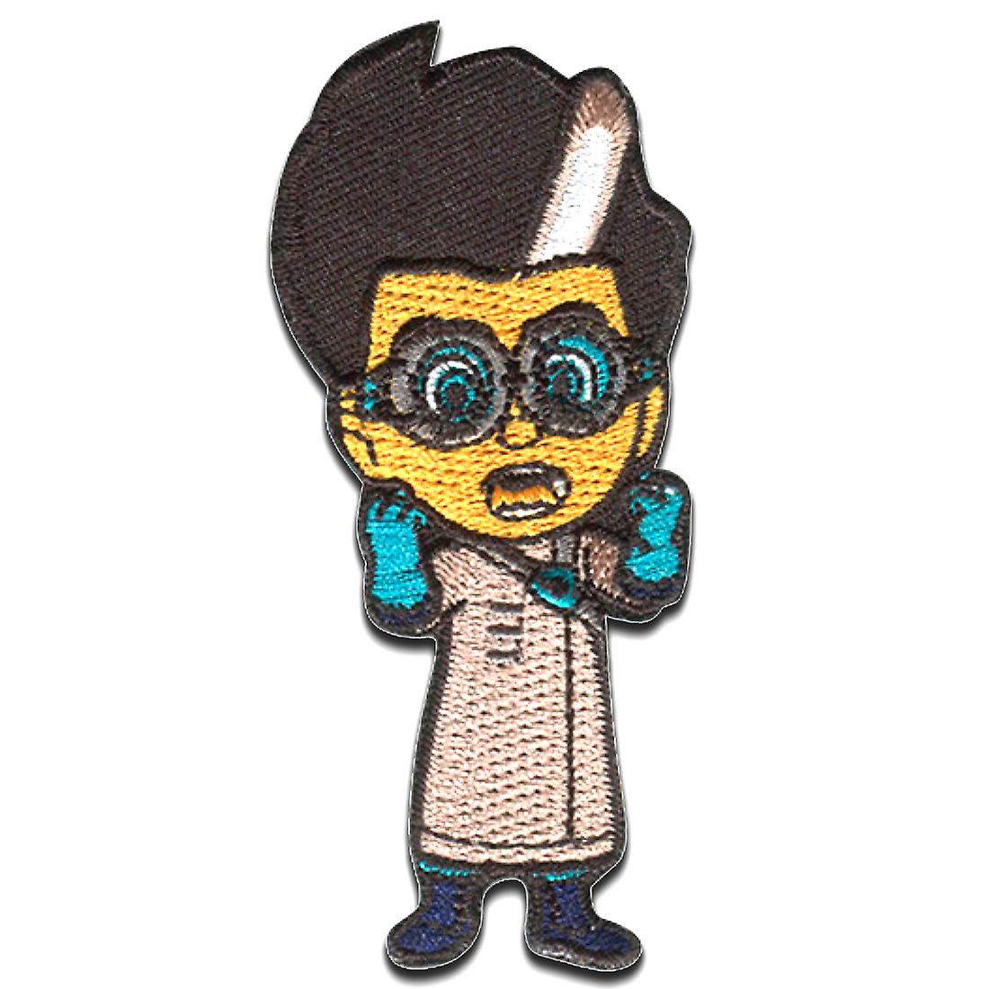 Patch / iron-on patch - PJ MASKS Pyjama Heroes ROMEO Disney - colorful - 3.7 x 8.4 cm - Iron-on patches