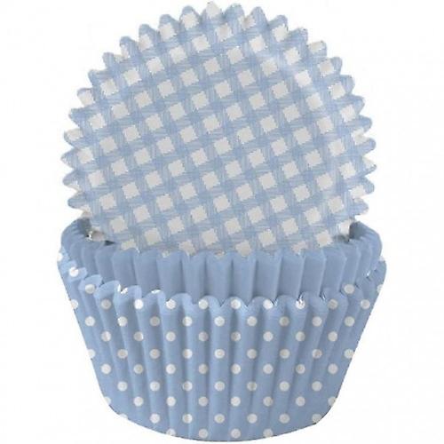 Anniversary House Polka Dot Gingham Muffin and Cupcake Cases (Pack of 75)