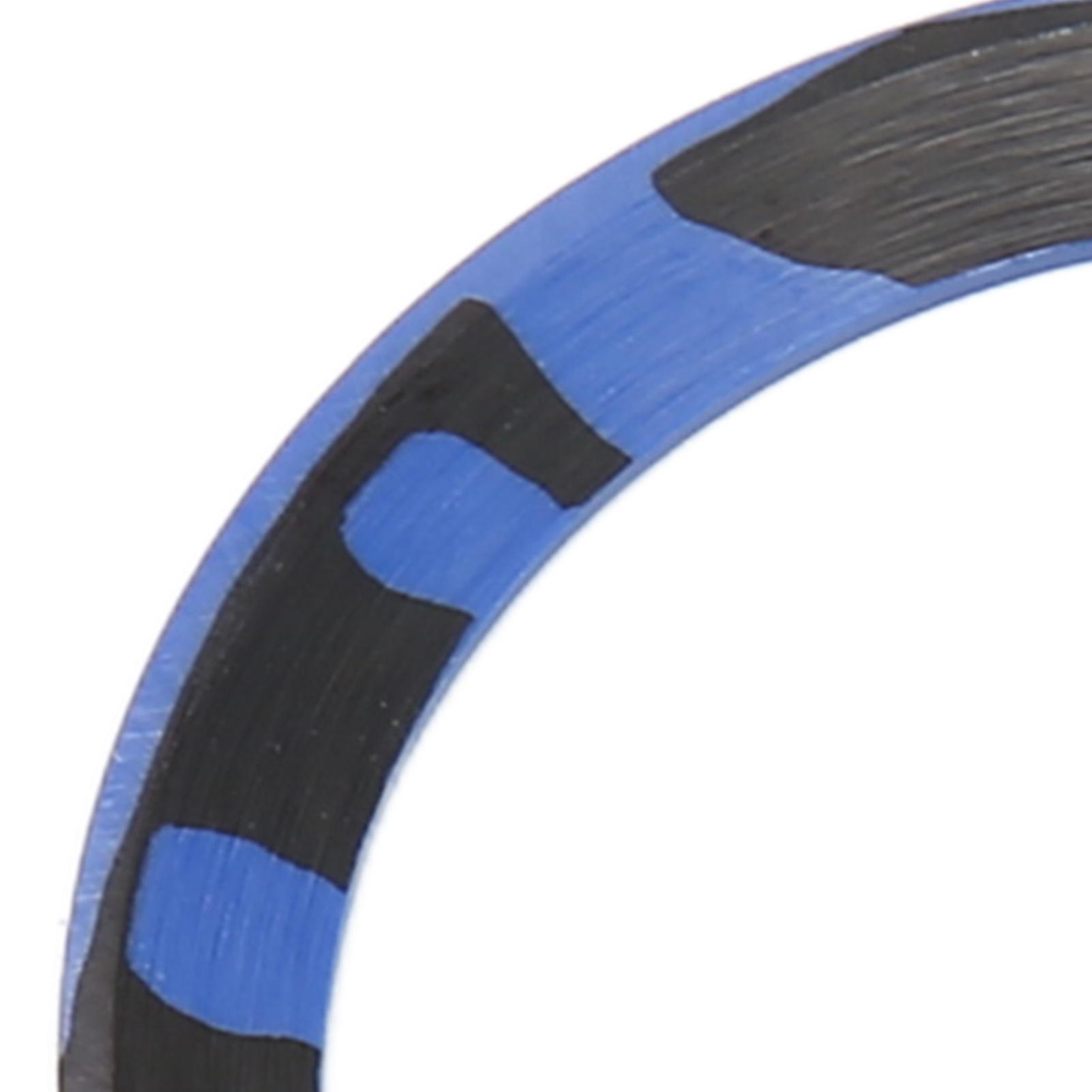 Ceramic Watch Bezel Insert 40mm Outer Diameter Wristwatch Loop Ring Replacement Parts Black Blue