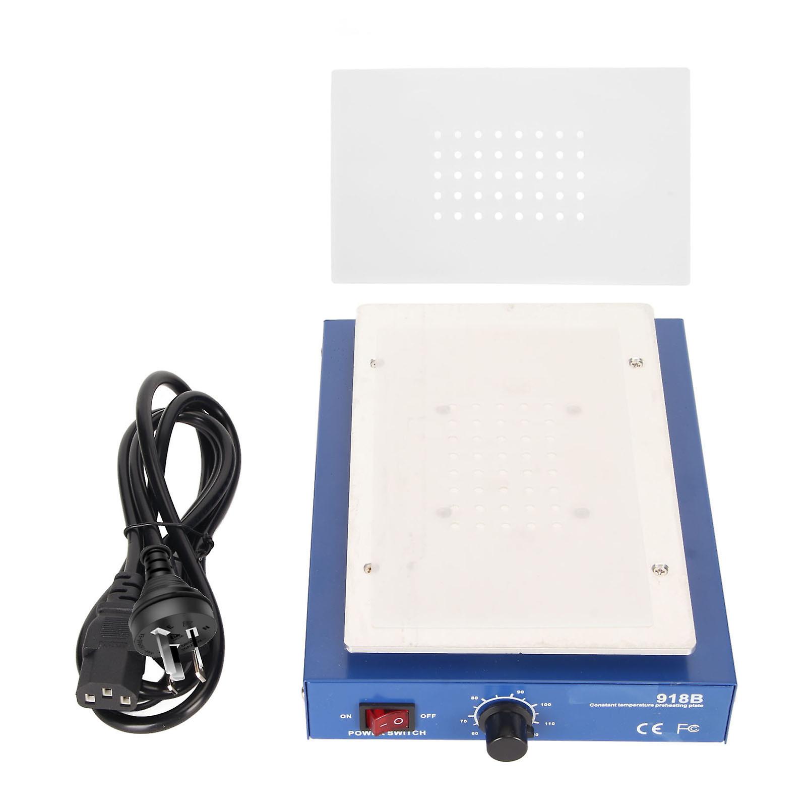 450W loddekogeplade aluminiumslegering mikrocomputer LED elektrisk forvarmning loddestation kogeplade til reparation DIY Lab AU stik 200-240V