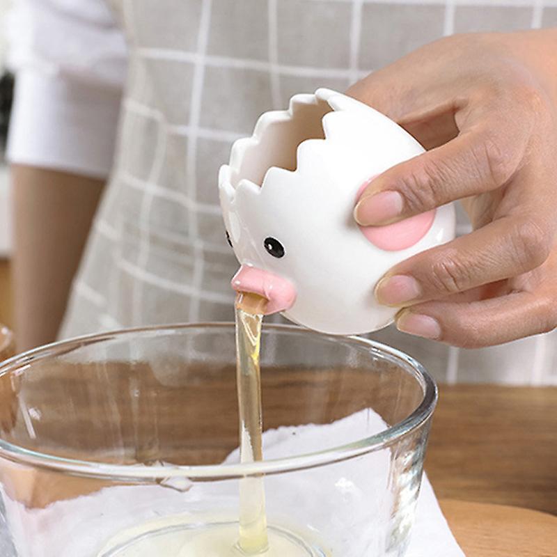 Cartoon Ceramic Egg Yolk White Separator Egg Divider Kitchen Gadget Cooking Accessories