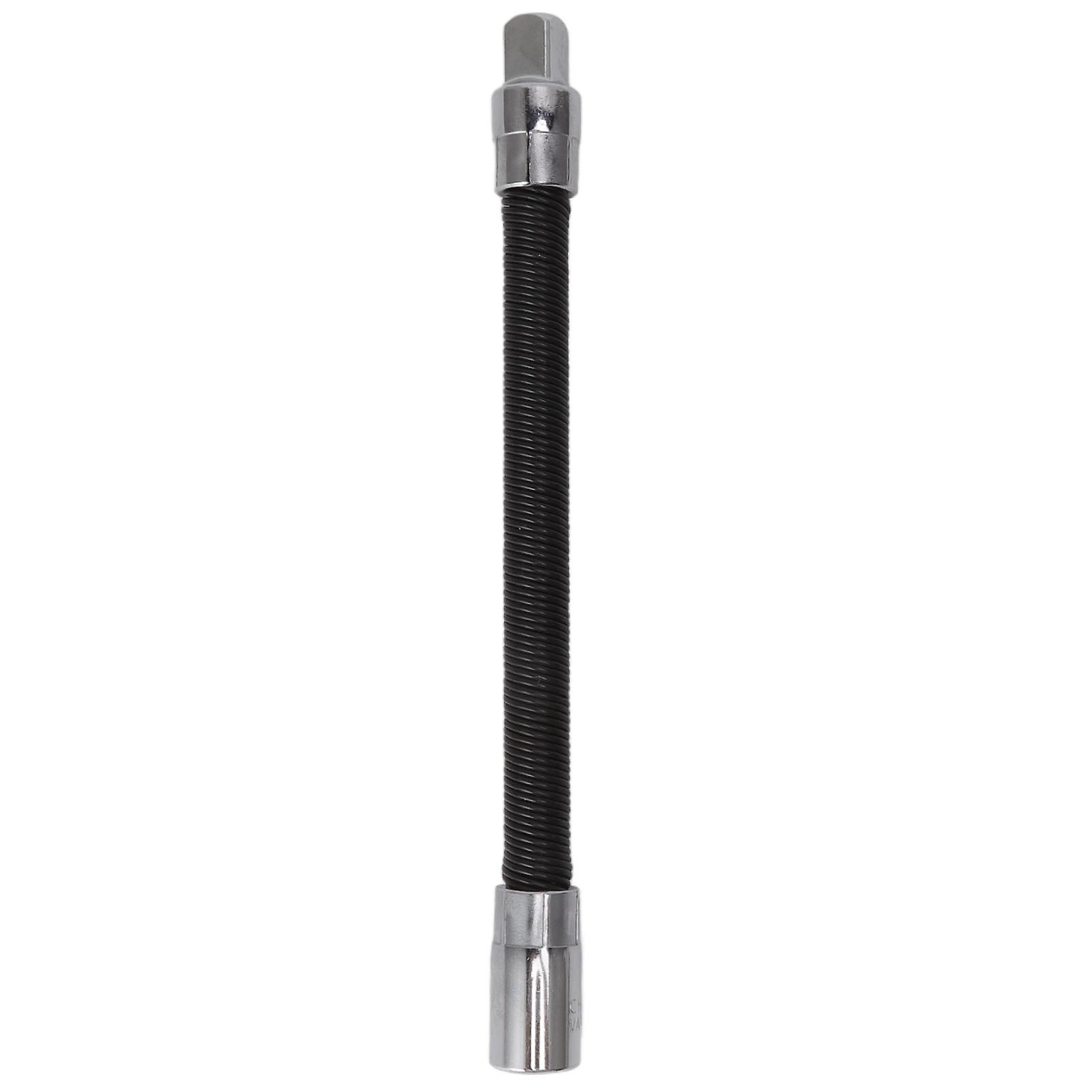 Wrench Extension Rod Bendable Universal Flexible Shaft Sleeve Extension Bar for Factory Workshop Black 1/2