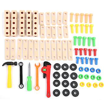 Kids DIY Nut & Bolt Building Blocks - Educational Assembly Toy for Creative Play, STEM Learning Disassembly Combination Kit for Children, Enhance
