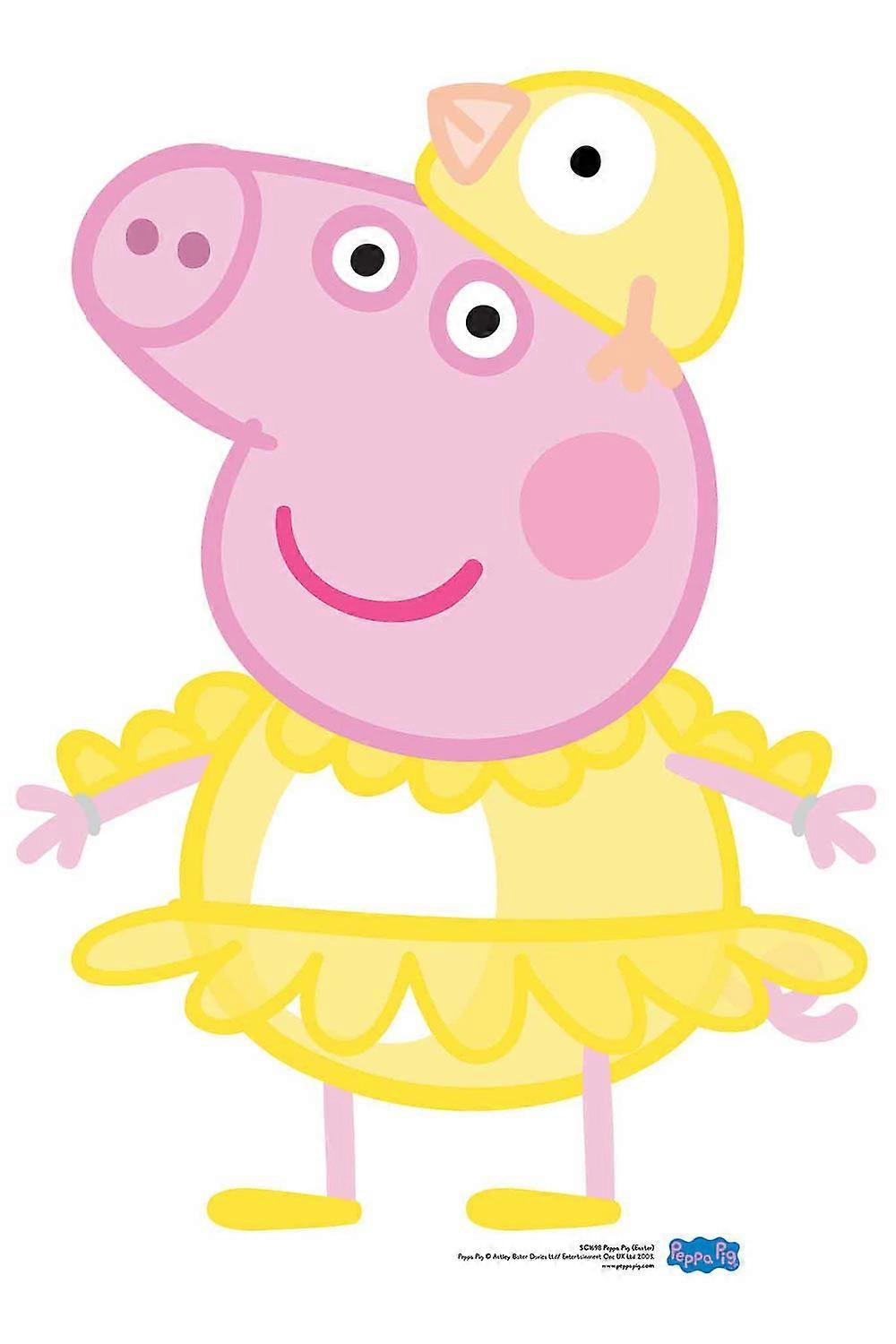 Peppa Pig Easter Chicken Cardboard Cutout / Standee