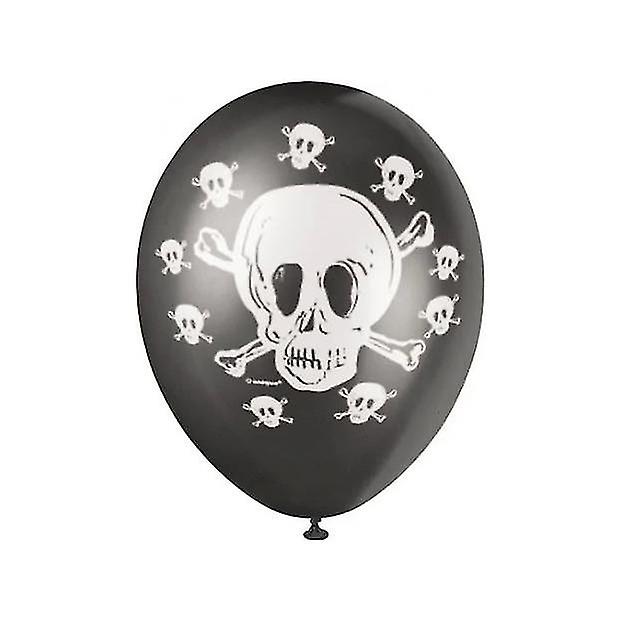 Pirates Skull And Crossbones Balloons (Pack of 5)
