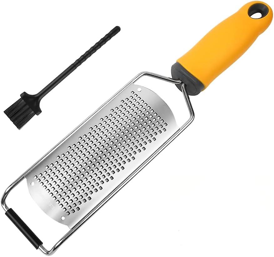 Pro Zester Grater, Lemon Zester, Parmesan Zester, Chocolate, Med. Kitchen tool for grating and zesting.