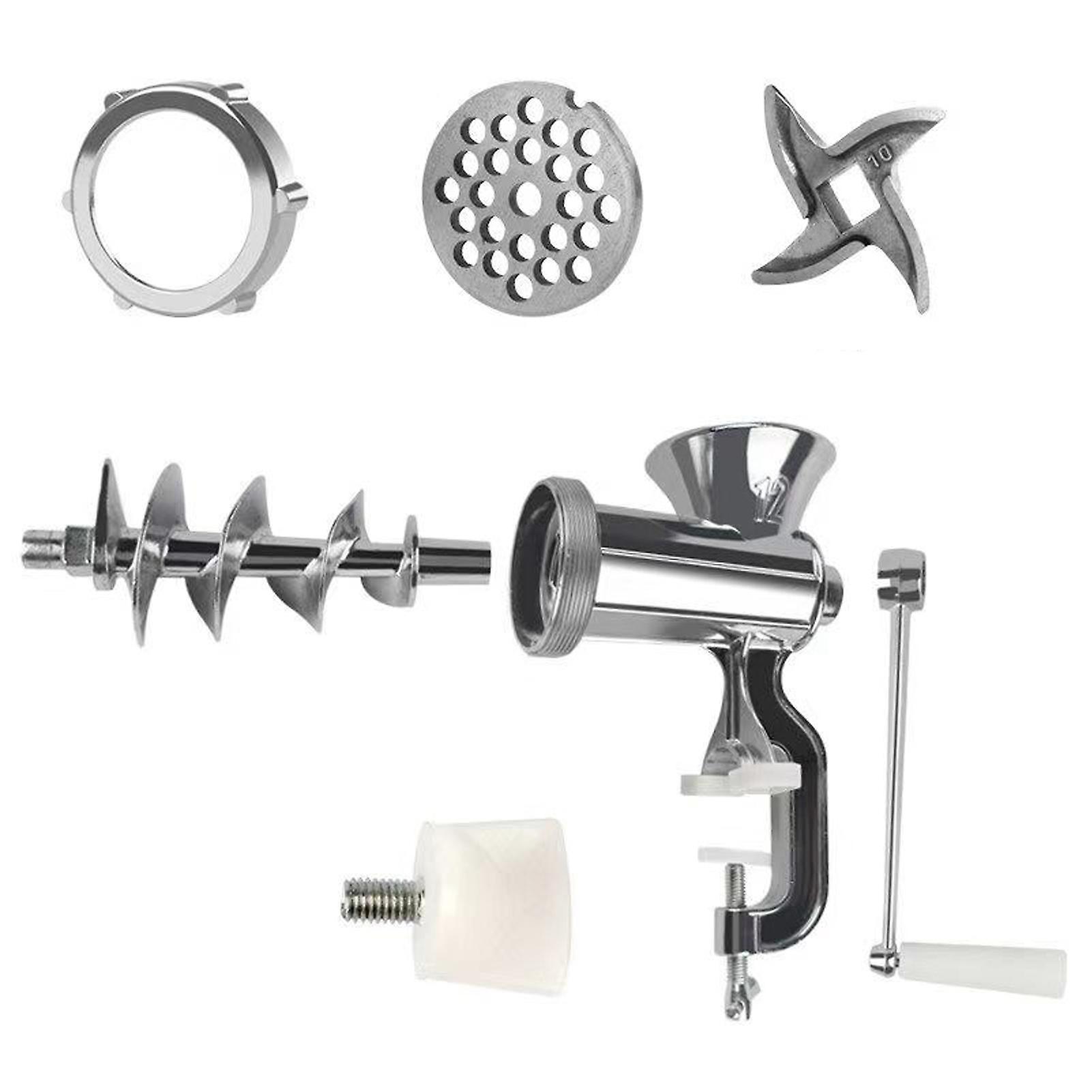 Aluminum Alloy Manual Meat Grinder, Multifunctional Food Processor Kit