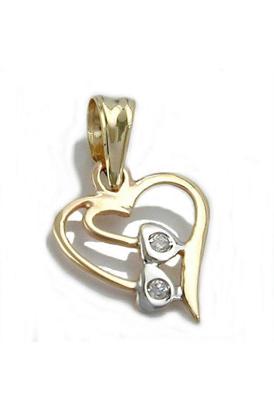 Pendant Small Heart 9k Gold - Gl430825