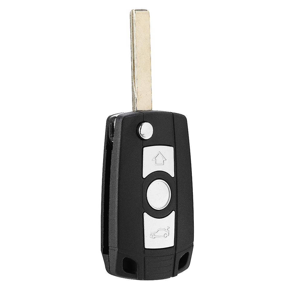 3 Button Car Remote Flip Key Shell Case Blade Cover Shell Fit for 1 3 5 7 Series X3 X5 Z3 Z4